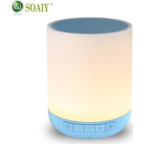 100% Original SOAIY S55 Rainbow Wireless Bluetooth Speaker real long play time 8 hour High Quality outdoor Speaker