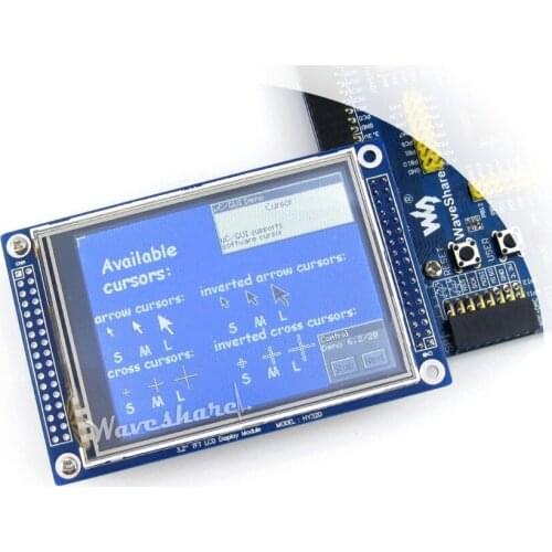 3.2inch Touch LCD (C) 320x240 DOTS Multicolor Graphic Touch Screen SPI TFT Display with Stand-alone Controllers 16-bit parallel