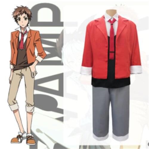 Anime Servamp Shirota Mahiru Cosplay Costumes Uniform Halloween Full Set Men Suit