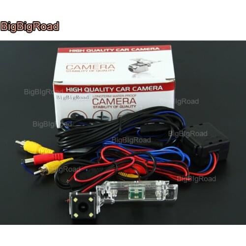 BigBigRoad Car Rear View Reversing backup Camera with Filter / power relay For GEELY EMGRAND EC825 8 panda Englon SC6 King Kong
