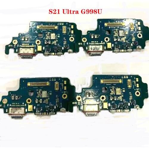 For Samsung Galaxy S21 Ultra G998U G998F G998N Original USB Charger Charging Port Ribbon Flex Cable USB Dock Connector Board