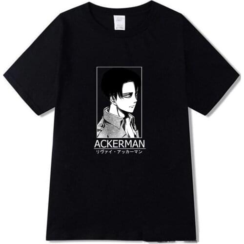 Attack On Titan Short Sleeve Men and Women Short Sleeve Summer Hip Hop T-shirt