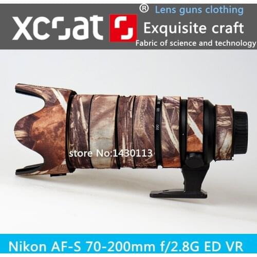Camera Lens Coat Camouflage For Nikon AF-S 70-200mm f/2.8G ED VR Lens guns clothing he found himself a guns clothing A06