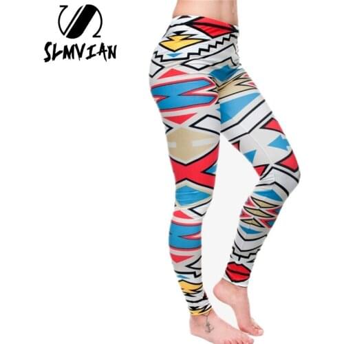 SLMVIAN new arrival Novelty 3D printed fashion Women leggings space galaxy leggins tie dye fitness pant