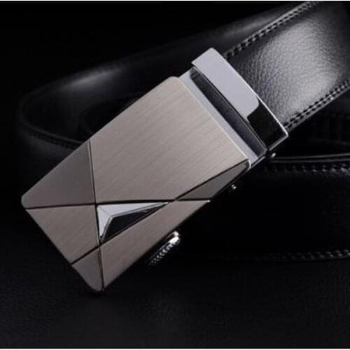 Mens Simple Belt, High-end gifts High-quality Brand Mens Belt Lengthened , Mens Large Size Automatic Leather Belt 160cm 180cm