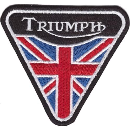 Aanywe patch aonepatch Triumph British Vintage Motorcycle Biker Shirt Jacket Cap Classic iron on patch