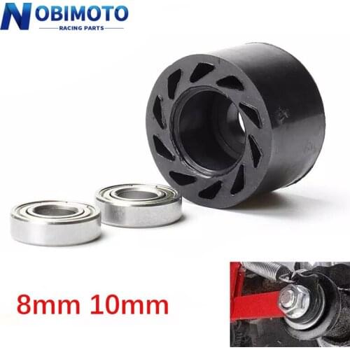 Motorcycle 8/10mm Chain Roller Slider Tensioner Wheel Guide M8 M10 For Kayo T4 T4L T2 Pit Dirt Mini Bike Moto Atv