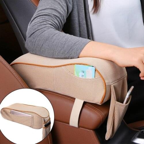 New Car Interior Armrest Storage Console Box protective Cushion Durable Universal Pad Mat Liner Cover P5O9