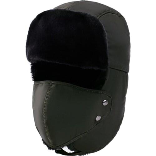 2019 new winter outdoor warm hat men Lei Feng hat cold and windproof thickened military cap