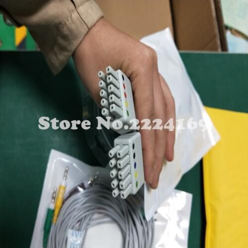 New Compatible with Mortara ECG Cable 10 leadwire all set ECG Cable leadwires IEC Banana 4.0 end