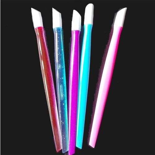 Mini.Plastic Nail Cleaner Charp End for Dust Remover Manicure tool Gift Wholesale, 200pcs