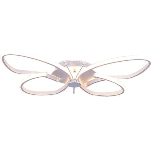 Postmodern aluminum ceiling lamp LED restaurant creative simple fashion shaped living room lamp butterfly bedroom lamp