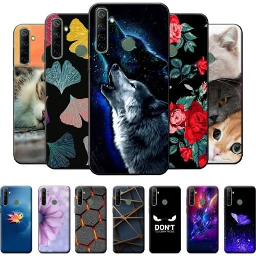 Realme 5 Case Silicone Cover Case For OPPO Realme 5 Phone Case on Realme 5 Shockproof Bumper Realme 5 6.5 inch Soft Back Covers