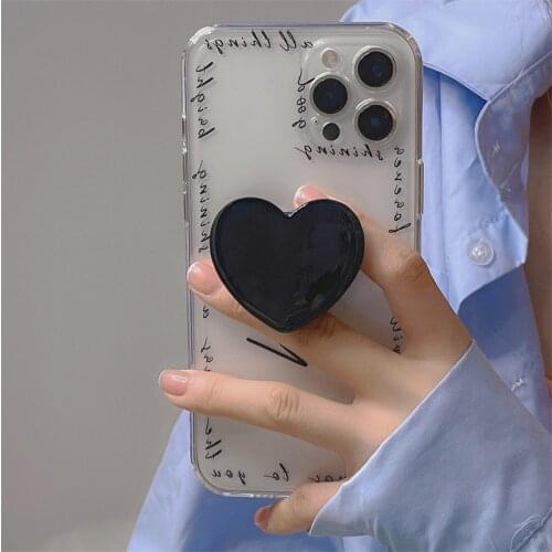 Retro Korean fashion romantic art Love Bracket Phone Case For iPhone 11 12 Pro Max Xs Max XR Xs 7 8 Plus X 7Plus case Cute Cover