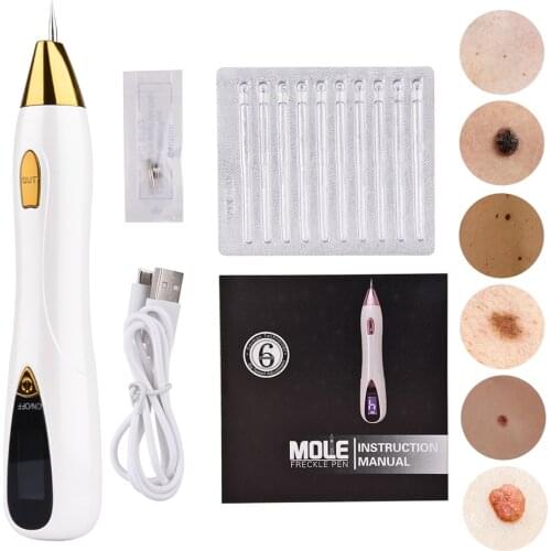 Mole Removal Pen Wart Plasma Remover Tool Laser Beauty Skin Care Corn Freckle Tag Nevus Dark Age Sweep Spot Tattoo Electric Sets