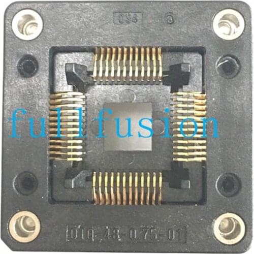 OTQ-48-0.75-01 QFP48 0.75mm Pitch Enplas IC Test Socket and Burn in Socket
