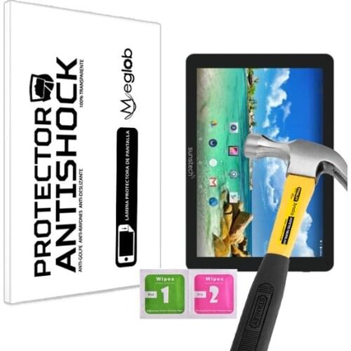 Screen protector Anti-Shock Anti-scratch Anti-Shatter compatible with Tablet Sunstech TAB109QC