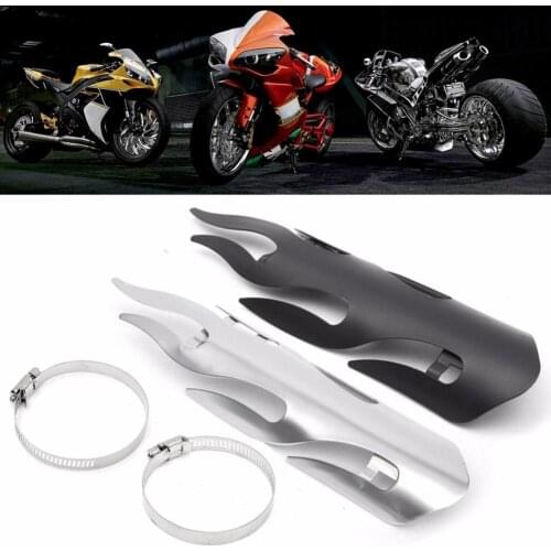 Exhaust Pipe Guard Protector Exhaust Muffler Pipe Heat Shield Flame Cover Heel Guard for Yamaha Suzuki Motorcycle Accessories
