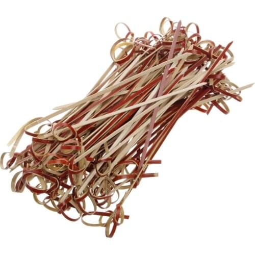 100Pcs 13cm Bamboo Knot Skewers Cocktail Sticks Canape Buffet Party Tableware