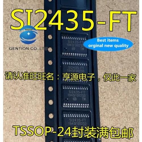 5PCS SI2435 SI2435-FT TSSOP-24 controller integrated IC chip processor in stock 100% new and original