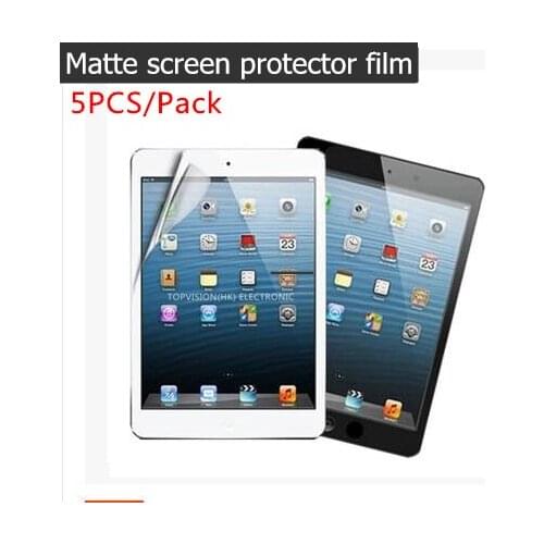 5PC/ Pack good front protective for 2018 iPad matte screen protector for 2017 ipad air 1 2 pro 9.7 film anti glare guard carton