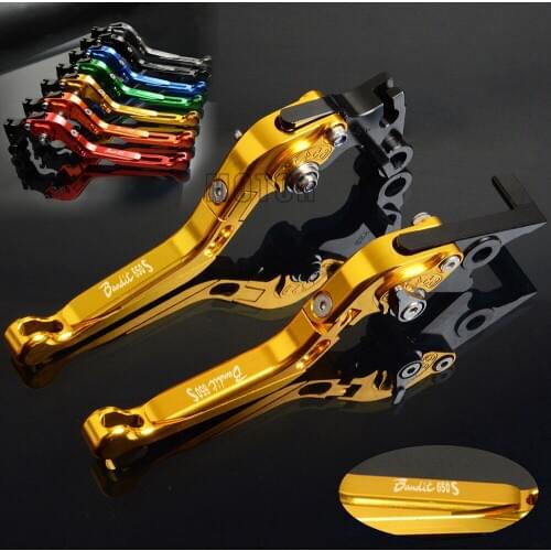 CNC Aluminum Motorcycle Foldable Brake Clutch Levers For Suzuki Bandit 650S 2015 Bandit650S 650 S Adjustable Folding Extendable