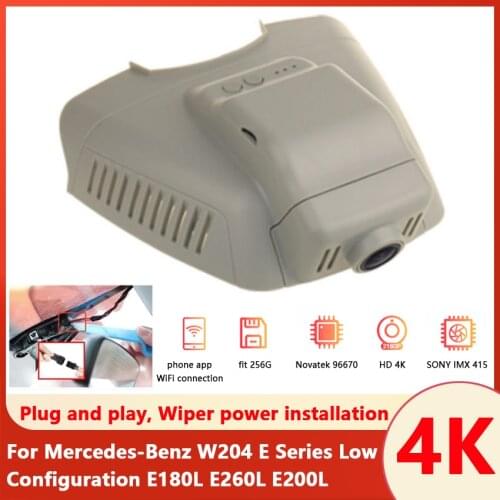 Easy Installation Car DVR Dash Camera Video Recorder Camera For Mercedes-Benz W204 E Series Low Configuration E180L E260L E200L