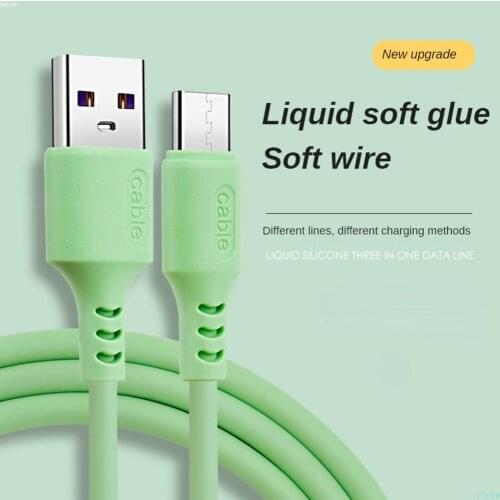 0.25/1.2/1.8M Liquid Silicone USB Type C Cable For Huawei Mate 40Pro P40Pro Super Charge TypeC Cable USB C Data Cable For Xiaomi