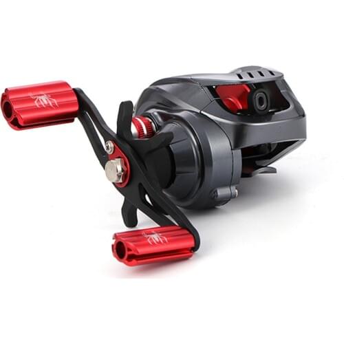 18 Ball Bearing Baitcasting Reel 7.2:1 High Speed 8KG Max Drag Double Line Spool Reinforced Coil Carp Fishing Reel Disatnt Wheel