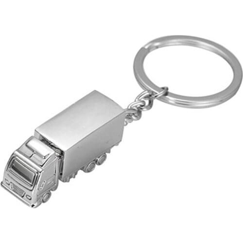 Metal Truck Lorry Car Key Ring Keyfob Keychain Creative Gift Lovely Keyring Interior Accessories