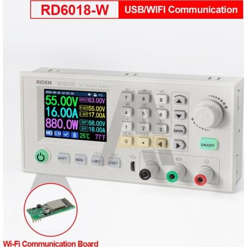 RD RD6018 RD6018-W USB WiFi DC-DC Voltage Current Step-down Power Supply Module Buck Voltage Converter Voltmeter 60V 6A