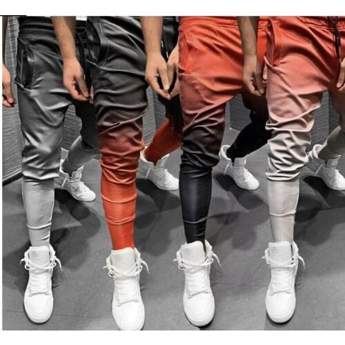 Men Casual Joggers Pants Solid Thin Cargo Sweatpants Male Multi-pocket Trousers New Mens Sportswear Hip Hop Harem Pencil Pants