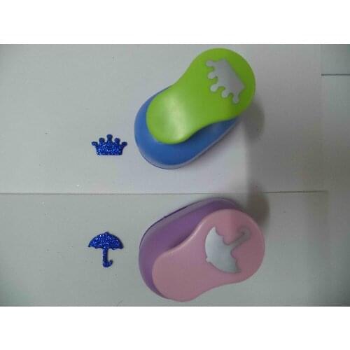 2pcs(2.5cm) crown and umbrella shape craft punch set Punch Craft Scrapbooking school Paper Puncher eva hole punch free shipping