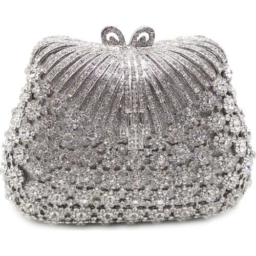 New Bridal Wedding party Clutch Purse Handbags and Purses Pearl Clutch Luxury Handbags Rhinestone Bag shoulder bags