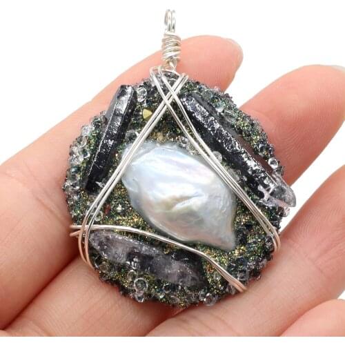 New Style Pendant Natural Freshwater Pearl Irregular Winding For Jewelry Making DIY Necklace Bracelet Accessory