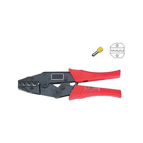 Cable End-Sleeves Ratchet Crimper Plier AWG 8-2 Capacity:10-35mm2