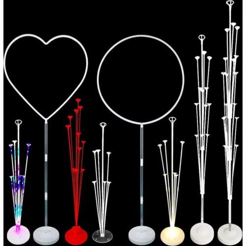 7/13/19 Tube Balloon Stand Balloons Column Arch Holder Ballon Birthday Party Decorations Kids Adult Wedding Ballons Accessories