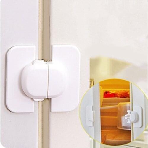 5PCS/Set Home Refrigerator Fridge Freezer Door Lock Latch Catch Toddler Kids Child Cabinet Locks Baby Safety Lock