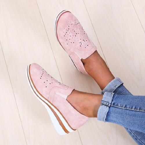 Women Casual Shoes 2020 New Fashion Wedge Flat Shoes Zipper Lace Up Comfortable Ladies Sneakers Female Vulcanized Shoes