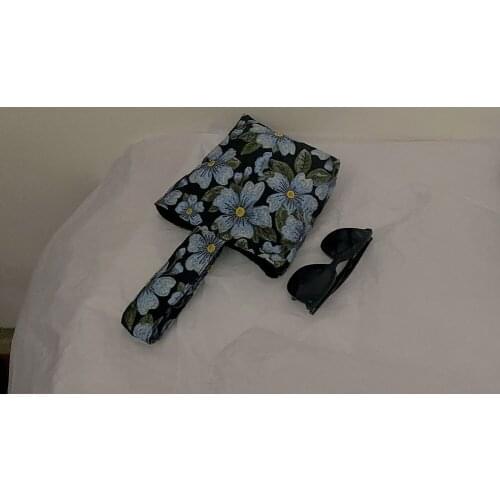 Women Top-handle Bags Spring Summer Retro Flower Bag Womens 2021 New Canvas Bag Bag Bolso Mujer Handbags