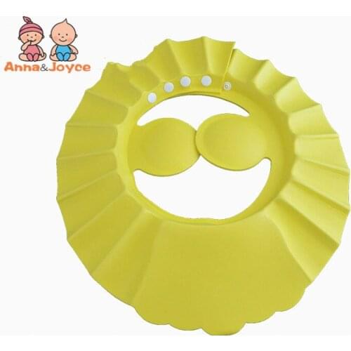 1pc Safe Shampoo Shower Bathing Bath Protect Soft Cap Hat For Baby Wash Hair Shield Bebes Children Bathing Shower Cap Hat Kids