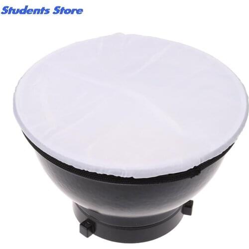 1pc Photography Light Soft White Diffuser Cloth for 7" 180mm Standard Studio Strobe Reflector