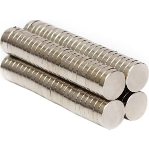100Pcs 8x2mm N50 Super Strong Round Disc Blocks Rare Earth Neodymium Magnets Fridge Crafts For Acoustic Field Electronics