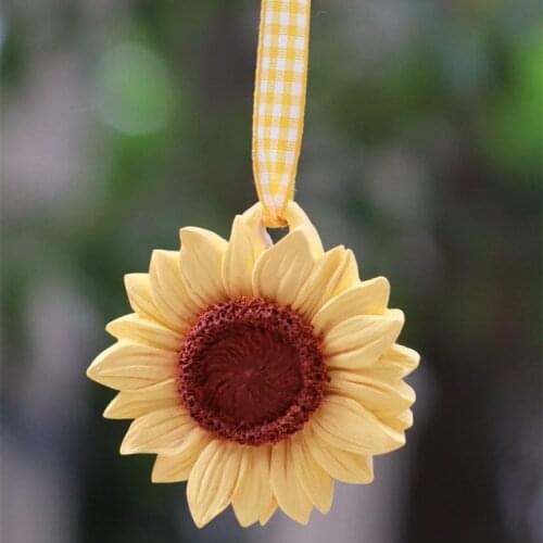 3D Sunflower Clay moulds aromatherapy plaster Mold flowers silicone soap molds flowers silica gel die 3D Aroma stone moulds