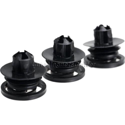 50pcs 10mm Door Trim Panel Retainer Clip Fasteners For 98-on VW Golf For Jetta Mk4 Passat 1988 On B5 10mm Auto Bumper Fastener