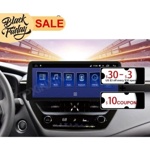 Android 10 6G+128G for Toyota Corolla 2019 Carplay GPS Navigationssystem IPS Bildschirm Multimedia Video Stereo Player Radio