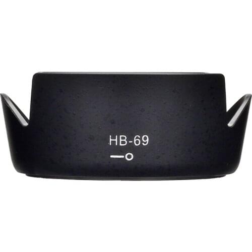 Ableto HB-69 camera lens hood for NIKON NIKKOR AF-S 18-55mm VR II lens D5300 D5100 D5000 D3300 D3200 D3100 D3000 D60 D40 D40X
