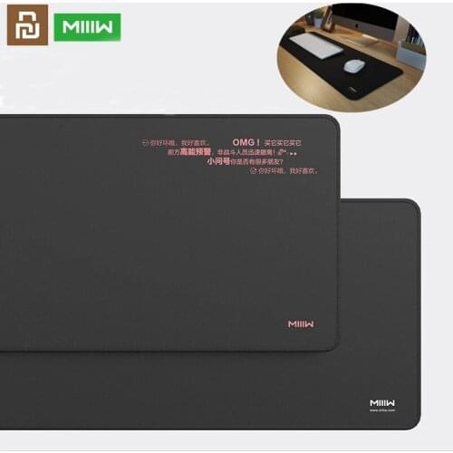 MIIIW Large Mouse Pad Gaming Computer Gamer Office Desk Pad Rubber Keyboard Anti-skid Soft Mausepad For Laptop PC