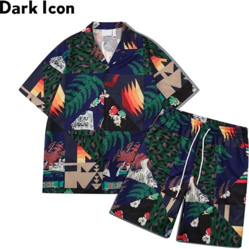 Мужские летние спортивные костюмы Dark Icon China At AliExpress