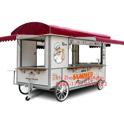 New street food vending cart / vintage food truck / mobile food trailer sale
